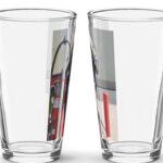 Shaker pint glass